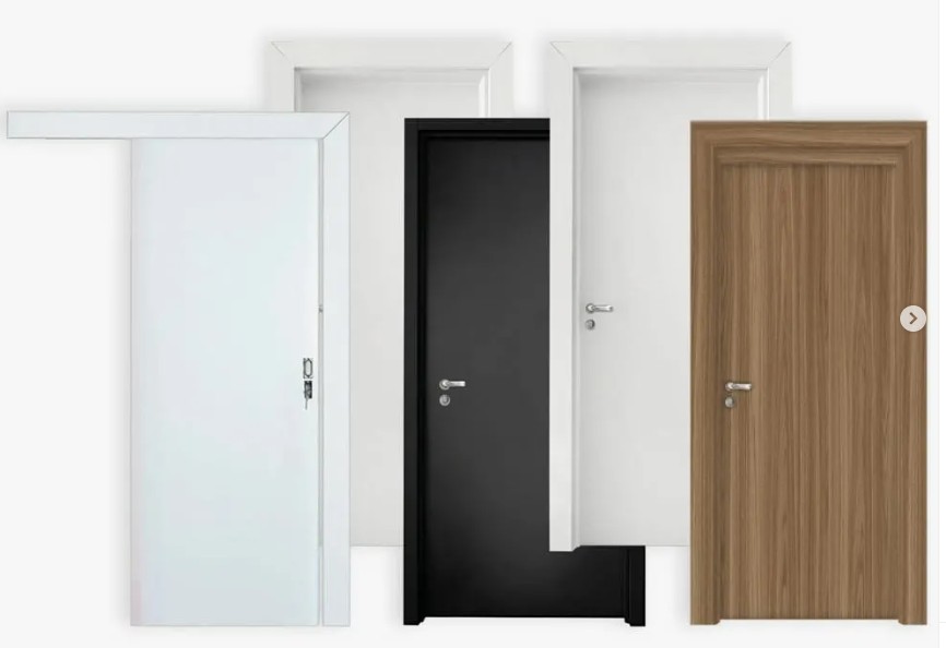 Portas com acabamento em melamínico BP PREMIUM